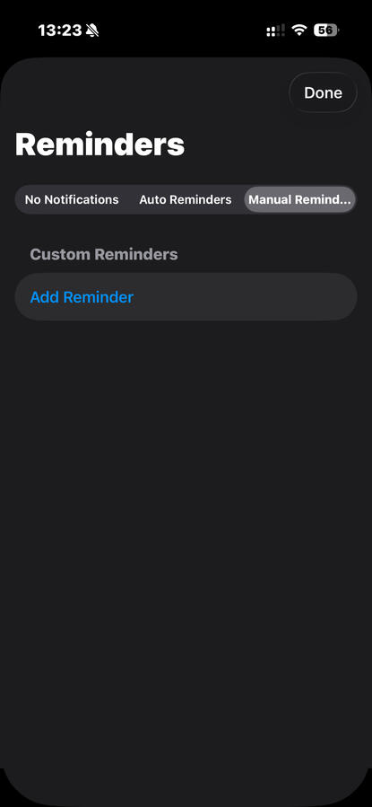 Reminders Manual